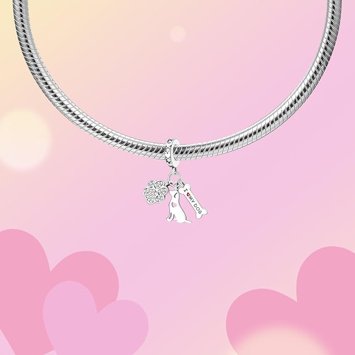 Hamsa Hand Dragon Bible Cross Prayer Charm 925 Sterling Silver Charms Fits Women's Charm Bracelet and Necklace Bead Charms Jewelry Gifts for Sister Friend