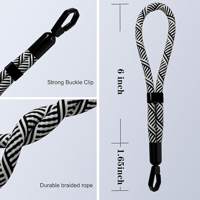 Phone Lanyard, 2 Pack Adjustable Cell Phone Lanyard Hand Phone Wrist Strap with Tether Tabs for Smartphones