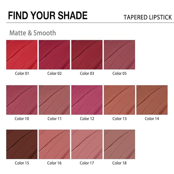 evpct Nuetral Nude Gradient Matte Lipstick Lip Liner Crayon Combo Pencil Set for Older Women Long Lasting Waterproof, Matte Brown Nude Cream Lip Liner and Lipstick Combo Makeup, Flawless Ombre Effect