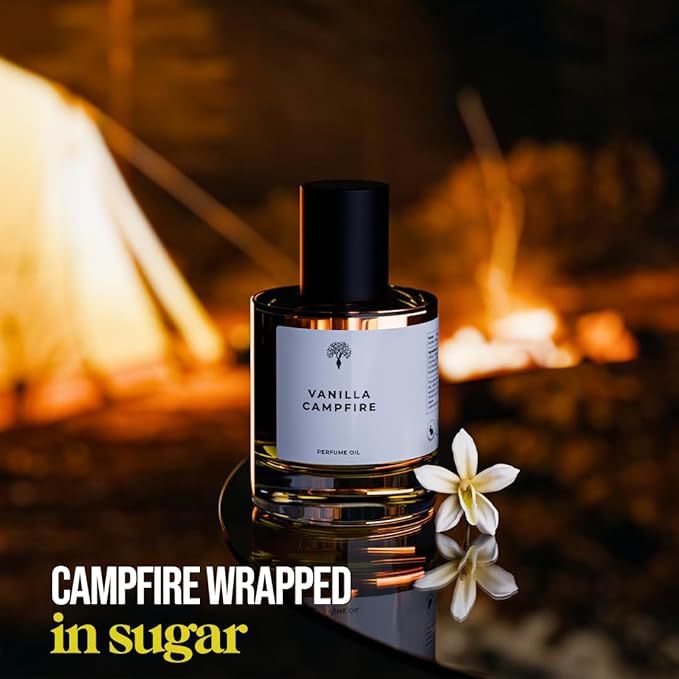Eternal perfume oils Vanilla Campfire Perfume for men Inspired by Armani Xtronger Perfumes for women Long Lasting Eau De Parfum 1.69 FL Oz with 1 FL Oz Concentrated perfume oil Organic (Pack of 2)