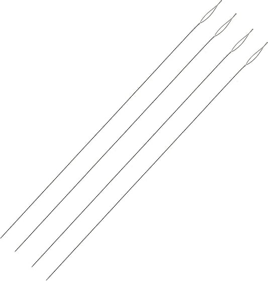 The Beadsmith Basic Elements Collapsible Eye Needles – 5 Inch Long – Flexible Twisted Wire – Large Eye, Easy to Thread – 4 Medium Needles