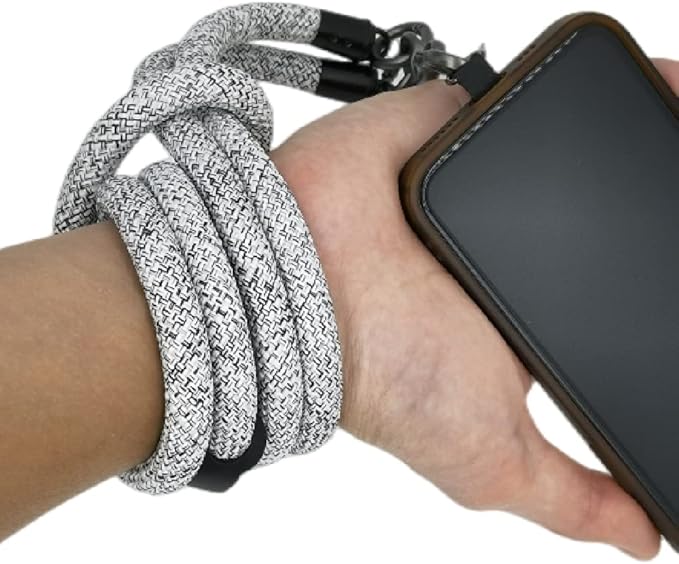 Cell Phone Lanyard Crossbody Rope Around the Neck Wrist Strap for Most Smartphone Case Headset Keychain Offices ID - Camo White