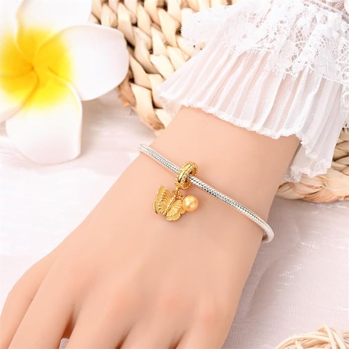 Pandach Animal Charm Bead fits Charms Bracelets for Woman-925 Sterling Silver Dangle Pendant Bead,Jewelry Beads Gifts for Women Bracelet&Necklace