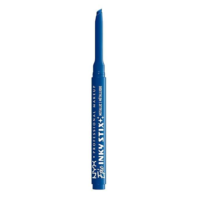NYX PROFESSIONAL MAKEUP Epic Inky Stix Eyeliner, Mechanical Cream Gel Eyeliner, Waterproof Formula With Up To 24HR Wear - 08 Turbo Teal (Metallic Dark Turquoise)