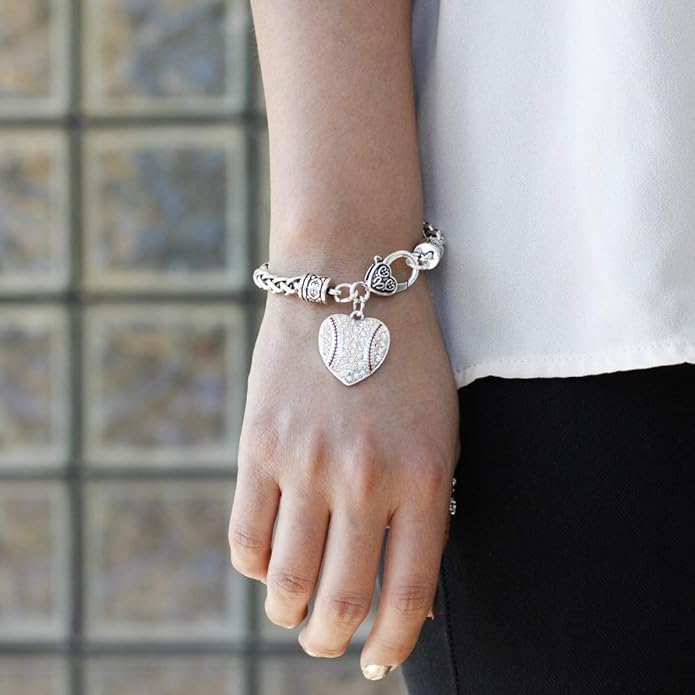 Inspired Silver - Silver Customized Charm Bracelet with Cubic Zirconia Jewelry