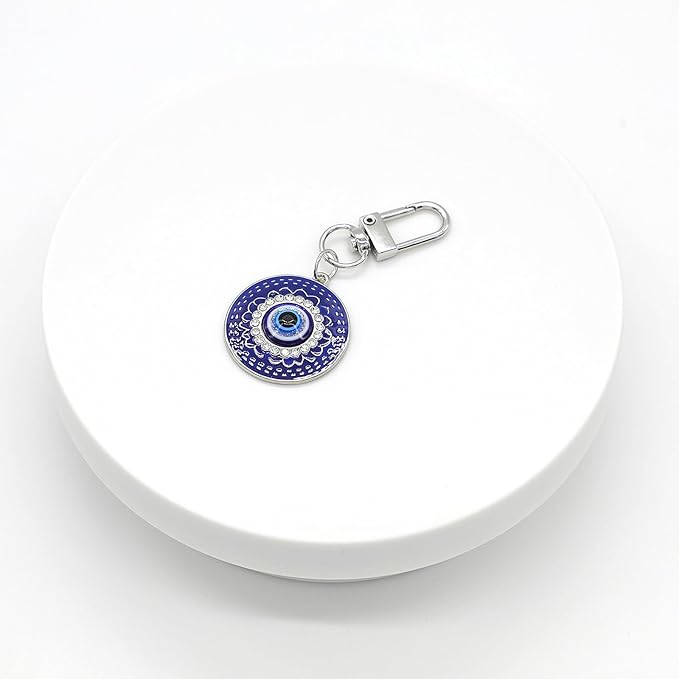 Evil Eye Keychain Hamsa Hand keychain Protection Charm for Men Women Car Key Ring Bag Purse Accessories
