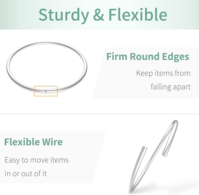 Uniclife 8 mm Silver Jump Rings for Jewelry Making Open Single Loops Mini Ring Connectors for Keychains and Necklace Repair, 1000 Pack