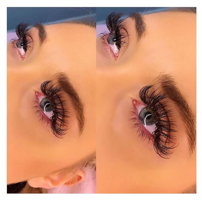 Rapid Blooming Lashes Extension Mixed Tray 15-20mm Easy Fanning Volume Lashes C Curl 0.07 Self Fanning Eyelash Extensions 2D-10D