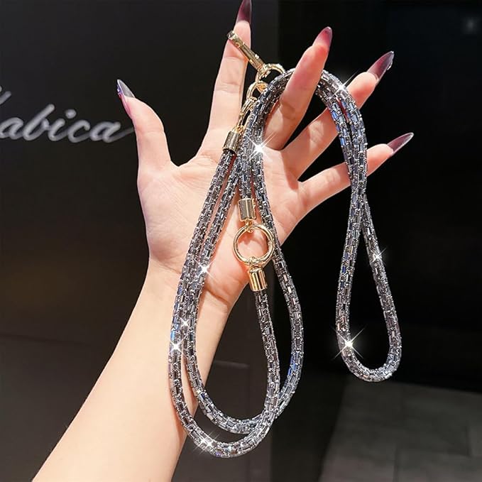 2Pcs Phone Crossbody Lanyard and Wrist Strap, Universal Cell Phone Lanyard Strap with 2Tether Tab
