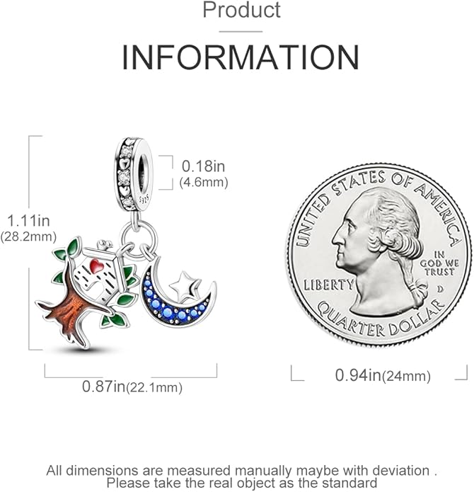 NARMO Charms for Bracelets 925 Sterling Silver Star Dangle Charms Car Keys Lipstick Dangle Charm Beads for Women Bracelets Necklace