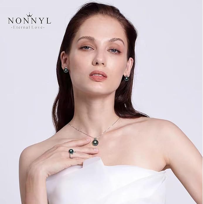 NONNYL Gifts for Women - Pearl Necklaces for Wife, Mom, Anniversary, Mothers Day, Birthday, Christmas, Valentine's Day - Fine Jewelry