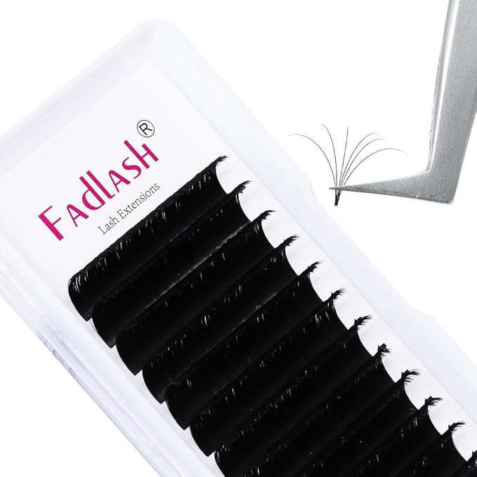 Volume Lash Extensions 0.05 DD Curl Easy Fan Volume Lashes 0.03 0.05 0.07 C D DD Length Single 10-25mm Mix-8-15mm 15-20mm 20-25mm (0.05-DD,12mm)