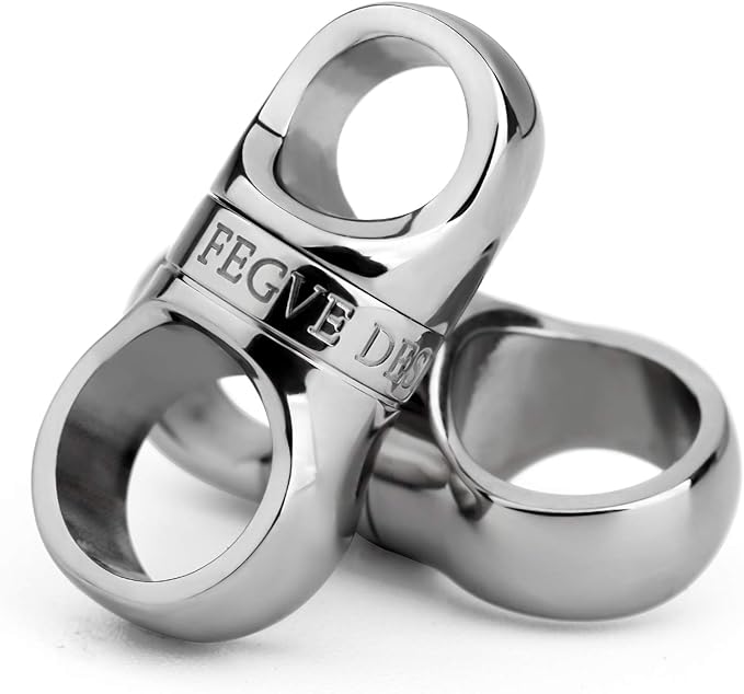 TISUR Titanium Key Ring, Key Chain Rings Heavy Duty Swivel Keyrings Carabiner Keychain For Men And Women Key Chain Assecories