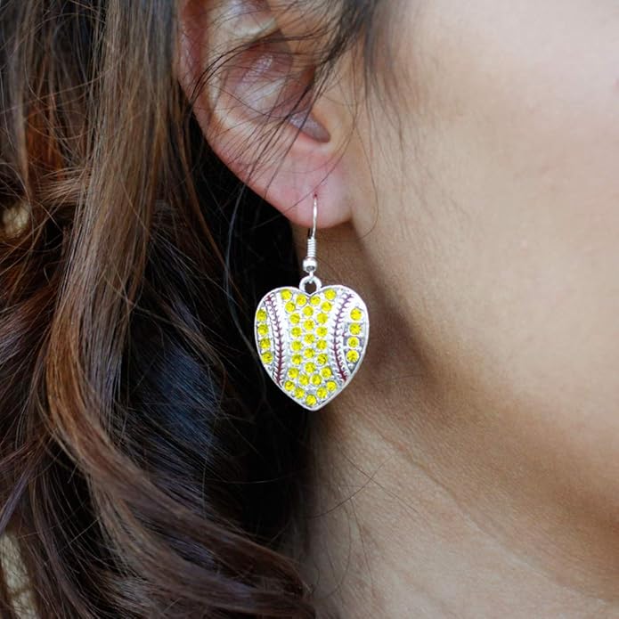 Inspired Silver - Silver Customized Charm French Hook Drop Earrings with Cubic Zirconia Jewelry