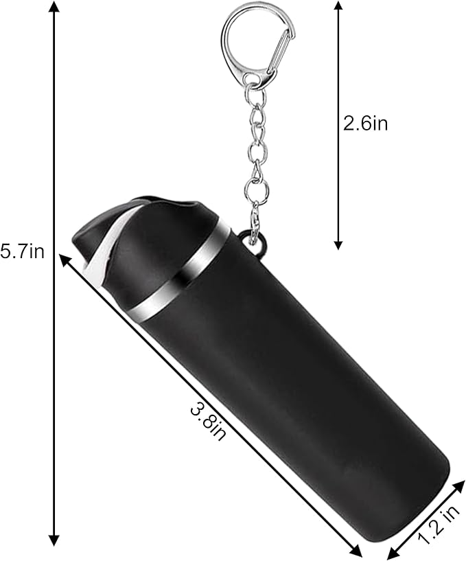 Mini Trendy Bottle Keychain Accessories Compatible with Owala Water Cute Tumbler Cup Chapstick Lip Balm Holder Charms
