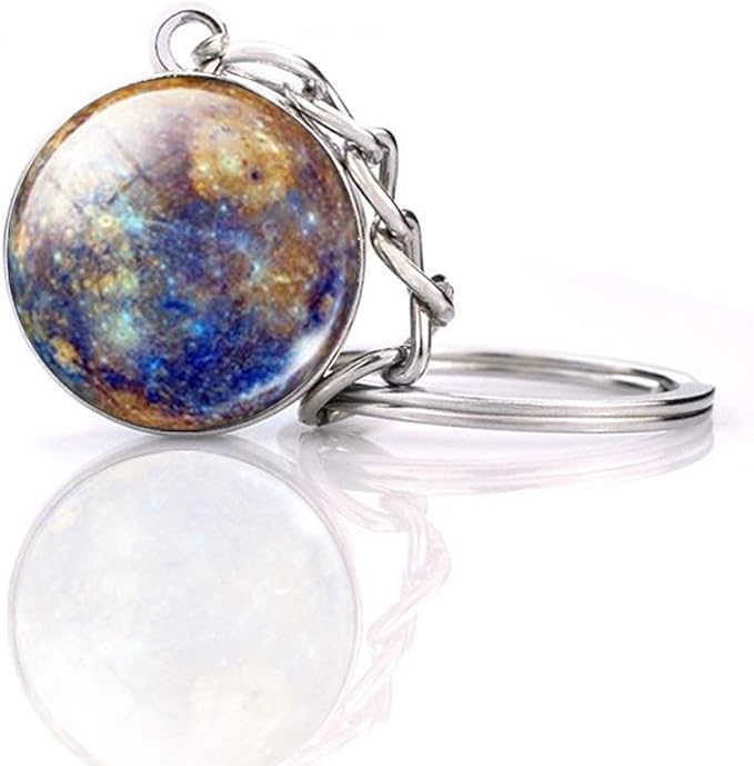 JWPavilion Solar System Planet keychain Accessories Pendant Glow In The Dark