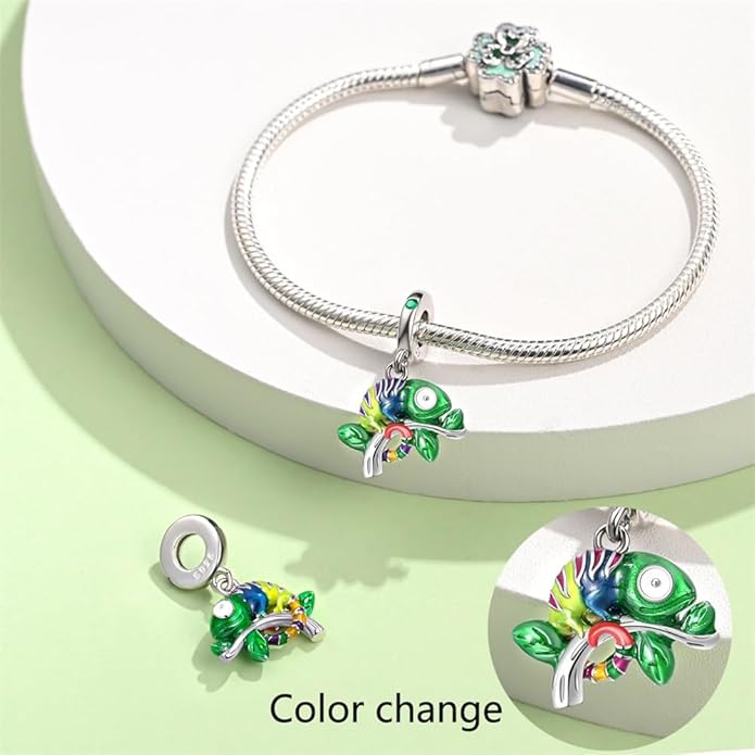 Pandach Animal Charm Bead fits Charms Bracelets for Woman-925 Sterling Silver Dangle Pendant Bead,Jewelry Beads Gifts for Women Bracelet&Necklace