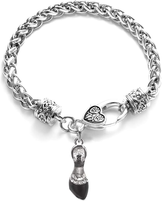Inspired Silver - Silver Customized Charm Bracelet with Cubic Zirconia Jewelry