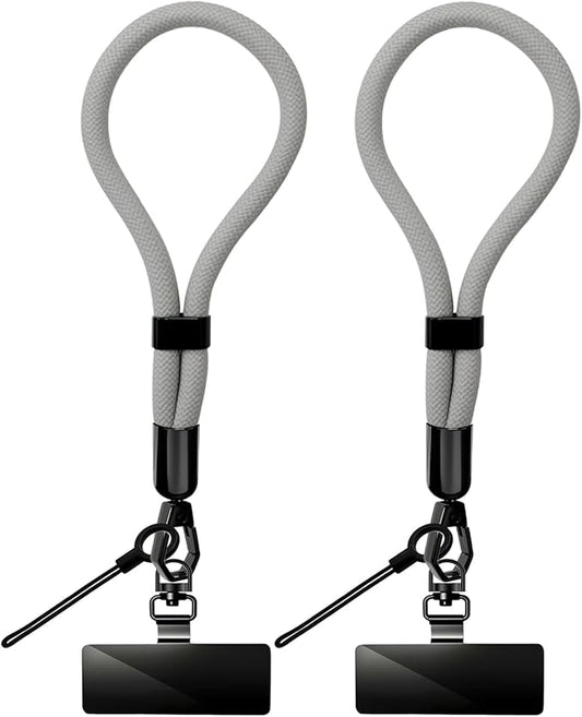 Phone Lanyard, 2 Pack Adjustable Cell Phone Lanyard Hand Phone Wrist Strap with Tether Tabs for Smartphones