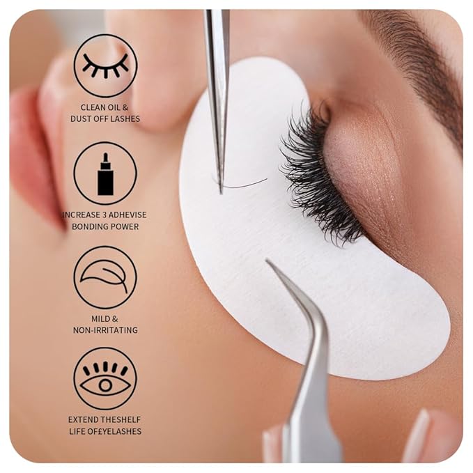 ANNAFRIS Lash Primer for Eyelash Extensions, Increase Adhesive Bonding Power Retention,Removes Oils and Proteins (15ml)