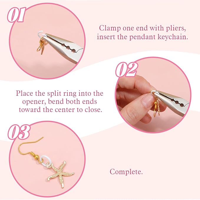 200 Pcs Colored Jump Rings for Keychains, 8mm Iron Open O Rings for Jewelry Making, Small Closed Jump Ring for DIY Keychain, Necklace, Bracelet, Earring, Pendant Crafting