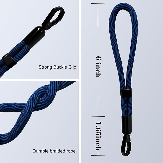 Phone Lanyard, 2 Pack Adjustable Cell Phone Lanyard Hand Phone Wrist Strap with Tether Tabs for Smartphones