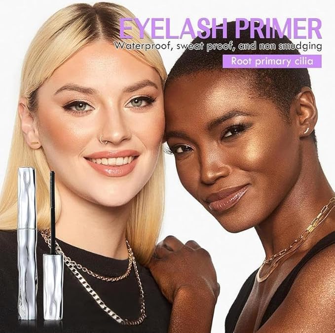 Eyelash Primer,Tubular Eyelash Primer,WaterproofLong Curling Mascara,Natural And Non-Smudged (1PCS)