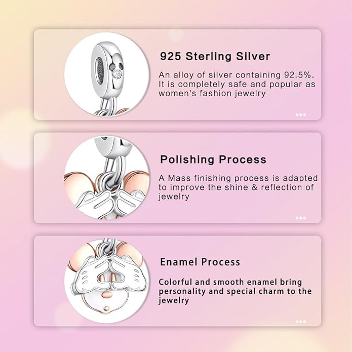Hamsa Hand Dragon Bible Cross Prayer Charm 925 Sterling Silver Charms Fits Women's Charm Bracelet and Necklace Bead Charms Jewelry Gifts for Sister Friend
