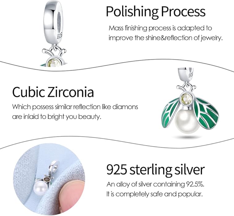 Pandach Animal Charm Bead fits Charms Bracelets for Woman-925 Sterling Silver Dangle Pendant Bead,Jewelry Beads Gifts for Women Bracelet&Necklace