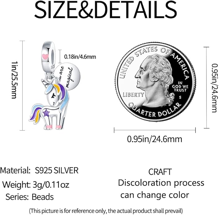 Pandach Animal Charm Bead fits Charms Bracelets for Woman-925 Sterling Silver Dangle Pendant Bead,Jewelry Beads Gifts for Women Bracelet&Necklace