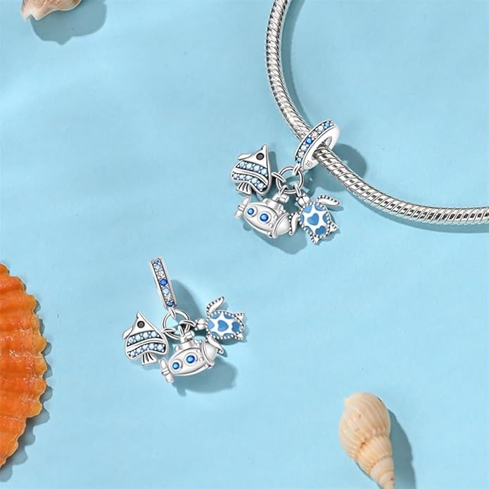 Pandach Animal Charm Bead fits Charms Bracelets for Woman-925 Sterling Silver Dangle Pendant Bead,Jewelry Beads Gifts for Women Bracelet&Necklace