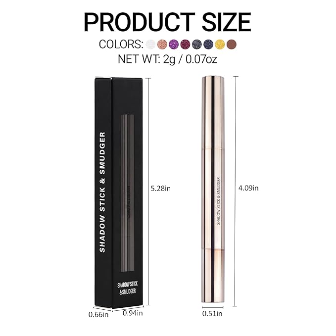 Erinde Waterproof Cream Eyeshadow Stick, Mocha Brown Matte Eye Shadow Sticks, Cream to Powder Eyeshadow Crayon, Buildable & Blendable Long-Lasting Eye Shadow Stick, Vegan & Cruelty-Free, C17