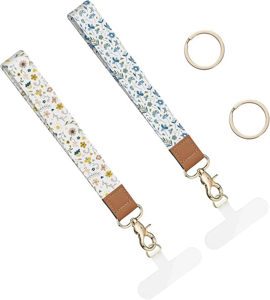 2 Pack Phone Wrist Strap Keychain，Cell Phone Lanyard，for Key Chains Car Keys ID Badges Wallet Camera Wrist Strap