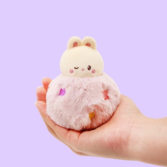 Anirollz Miniz Plush Charm Cute Stuffed Animal Keychain Kawaii Mini Bag Accessory Collectible Pocket Toy for Kids & Adults