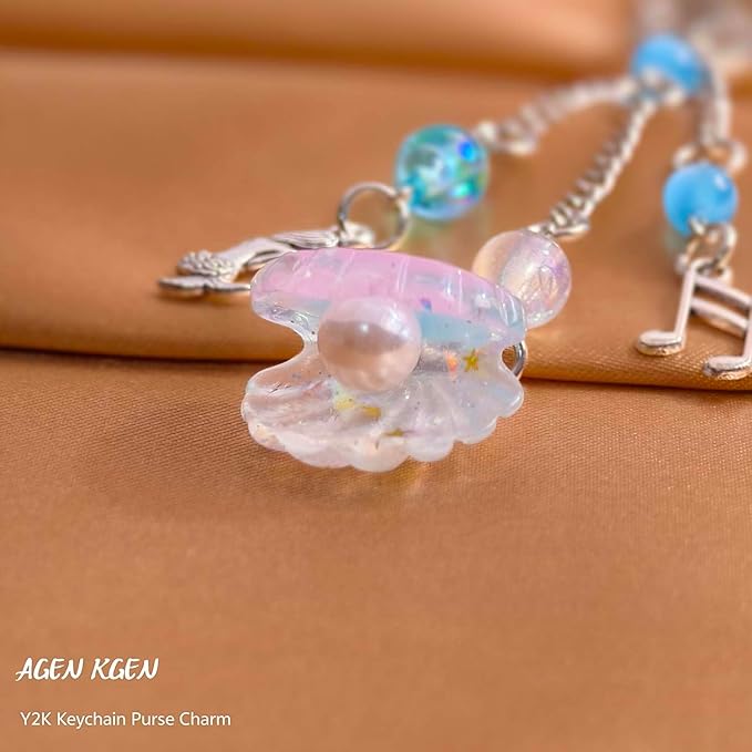 Novelty keychains Aesthetic Y2K Keychain Charms Stylish Keychains Accessories for Women Bag Purse Gifts