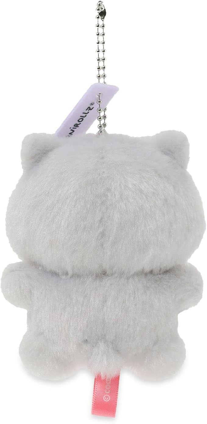 Anirollz Miniz Plush Charm Cute Stuffed Animal Keychain Kawaii Mini Bag Accessory Collectible Pocket Toy for Kids & Adults