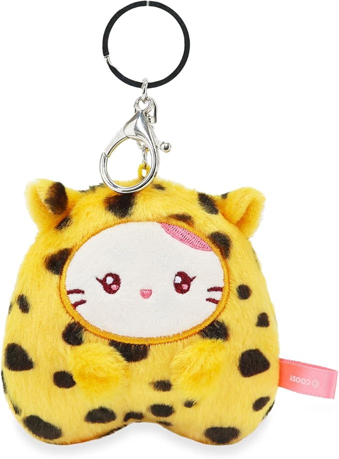 Anirollz Miniz Plush Charm Cute Stuffed Animal Keychain Kawaii Mini Bag Accessory Collectible Pocket Toy for Kids & Adults