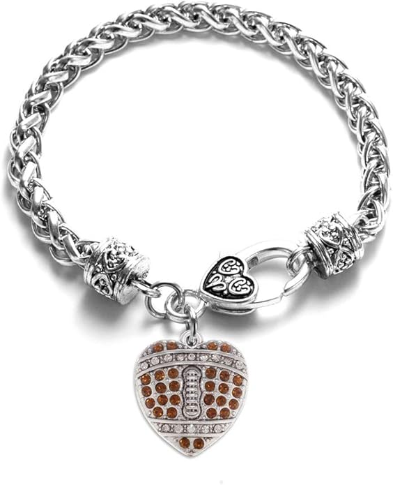 Inspired Silver - Silver Customized Charm Bracelet with Cubic Zirconia Jewelry