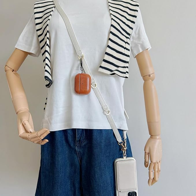 Phone Lanyard Crossbody with Hanging Loops, Clip and Go Strap for Phone with Zipper Wallet, Adjustable Elastic Phone Strap