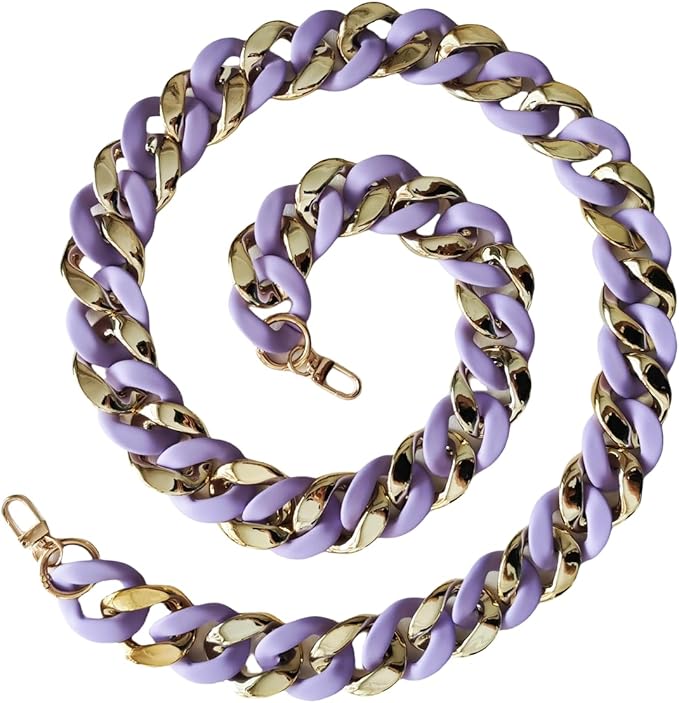 Acrylic Resin Chain Strap for Purse,Replacement Bag Chain Strap,Handbag DIY Accessories