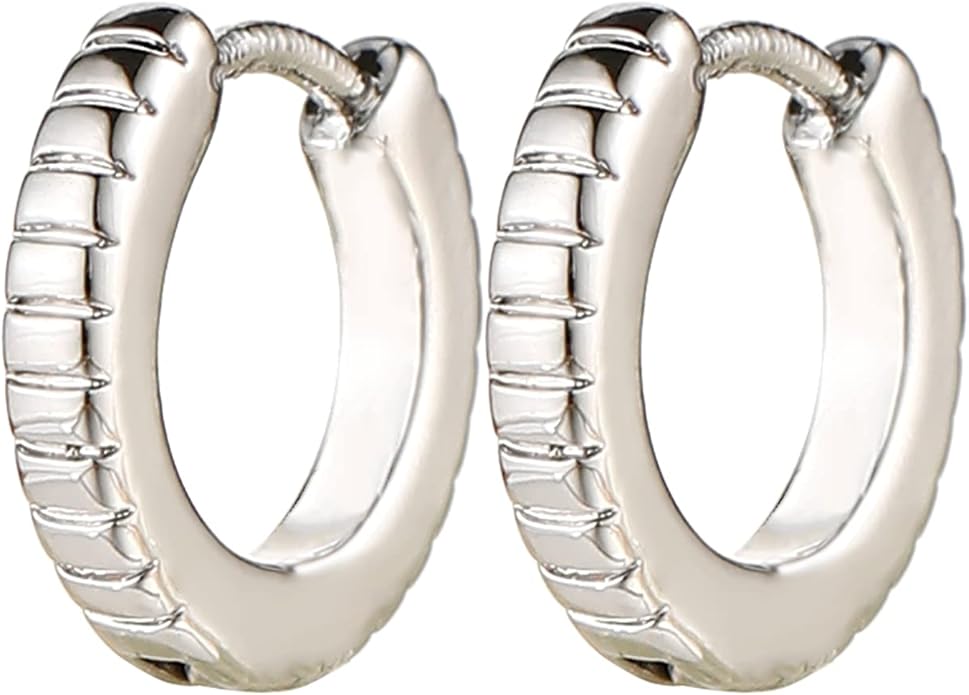 HILXURY Gold Chunky Hoop Earrings Set for Women, 14K Gold Plated Twisted Huggie Hoop Earring Hypoallergenic, Thick Open Hoops Set Lightweight