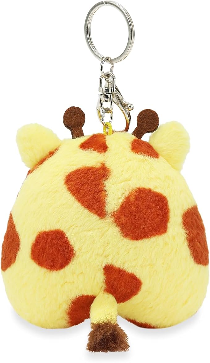 Anirollz Miniz Plush Charm Cute Stuffed Animal Keychain Kawaii Mini Bag Accessory Collectible Pocket Toy for Kids & Adults