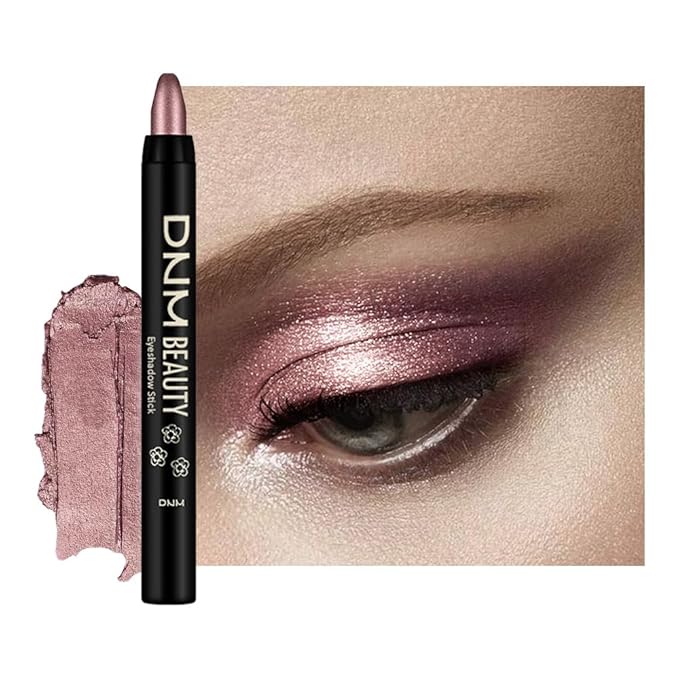 Kaely Cream Eye Shadow Sticks, Magnetic Mauve Shimmer Eyeliner Pencil Eyeshadow Palette Makeup, Eye Highlighter Brightener Stick for Older Women Waterproof Pigmented, sombras para ojos, New-72