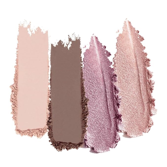 Eyeshadow Palette Multi-Finish , Matte Shimmer Metallic Eye Brightening Palette with Silky Smooth Powder, Fine Shimmer Duochrome Sparkle, Long-Lasting Blendable Shadows for Aegyo-Sal Highlight-5#