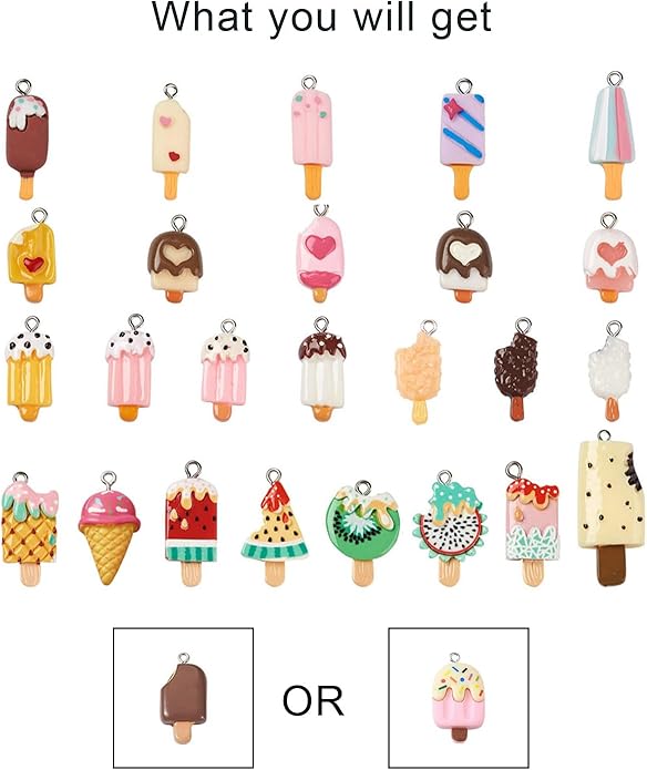 Craftdady Resin Plastic Miniature Food Snack Pendants Charms Ice Drink Juice Pendants Cute Bottle Fruit Keychain Charms Hang Ornament for DIY Craft Earring Bracelet Necklace Jewelry Making