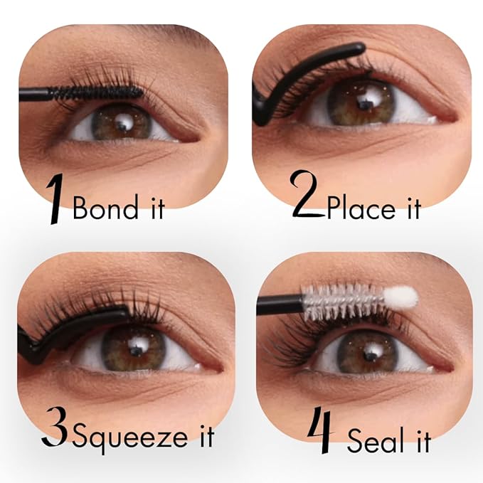 GAZELLE Luxury Dreamy 12mm Natural Eyelash Clusters – Soft Korean Silk PBT, Wispy & Lightweight – 10 Day Wear – Handmade, Vegan, Cruelty-Free – Women Owned – 10 Lashes