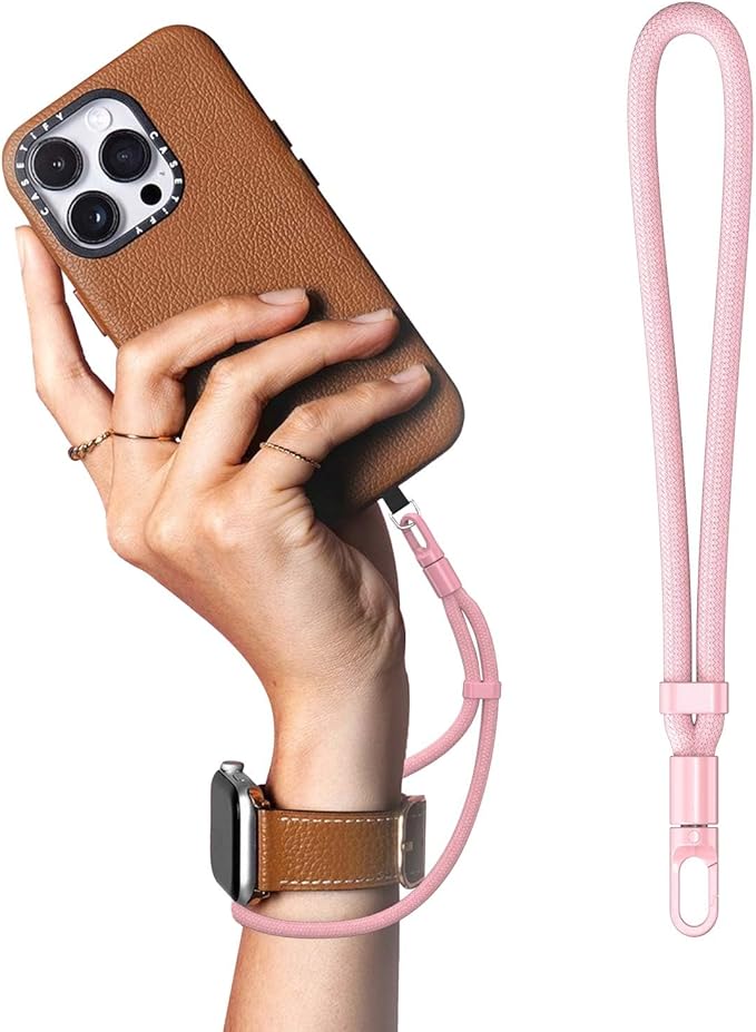 Phone Wrist Strap, Anti Theft Phone Strap, Adjustable Cell Phone Lanyard Strap with 360° Rotating Hook