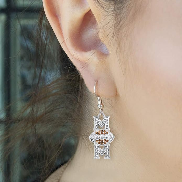 Inspired Silver - Silver Customized Charm French Hook Drop Earrings with Cubic Zirconia Jewelry