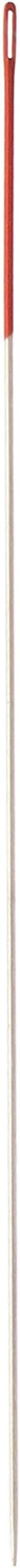The Beadsmith ColorEYES Beading Needles, Size 12, 1 Card (6 Needles), Red Colored Tip for Easy Identification of Size, Use for Loom Weaving Bead Work, Off-Loom Stitch and Jewelry Making w/Seed Beads