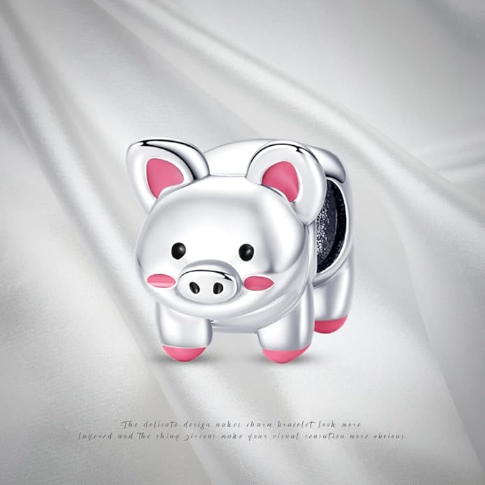 Pandach Animal Charm Bead fits Charms Bracelets for Woman-925 Sterling Silver Dangle Pendant Bead,Jewelry Beads Gifts for Women Bracelet&Necklace